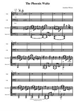 The Phoenix Waltz - Piano Trio - Score